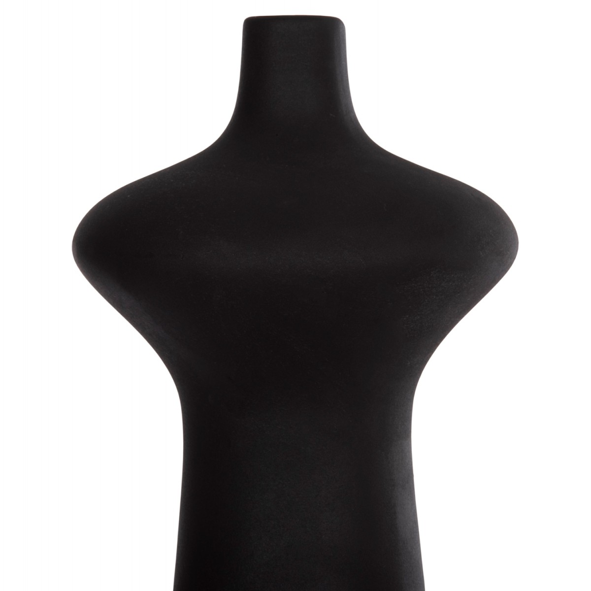 ΕΠΙΤΡΑΠΕΖΙΟ ΚΕΡΑΜΙΚΟ ΔΙΑΚΟΣΜΗΤΙΚΟ SCEPTER HM4636.02 ΜΑΥΡΟ ΜΑΤ Φ18x49Υεκ