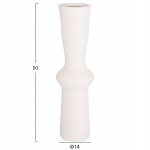 ΕΠΙΤΡΑΠΕΖΙΟ ΚΕΡΑΜΙΚΟ ΔΙΑΚΟΣΜΗΤΙΚΟ SCEPTER HM4637.01 ΚΡΥΣΤΑΛΛΙΚΟ ΥΠΟΛΕΥΚΟ Φ14x50Υεκ