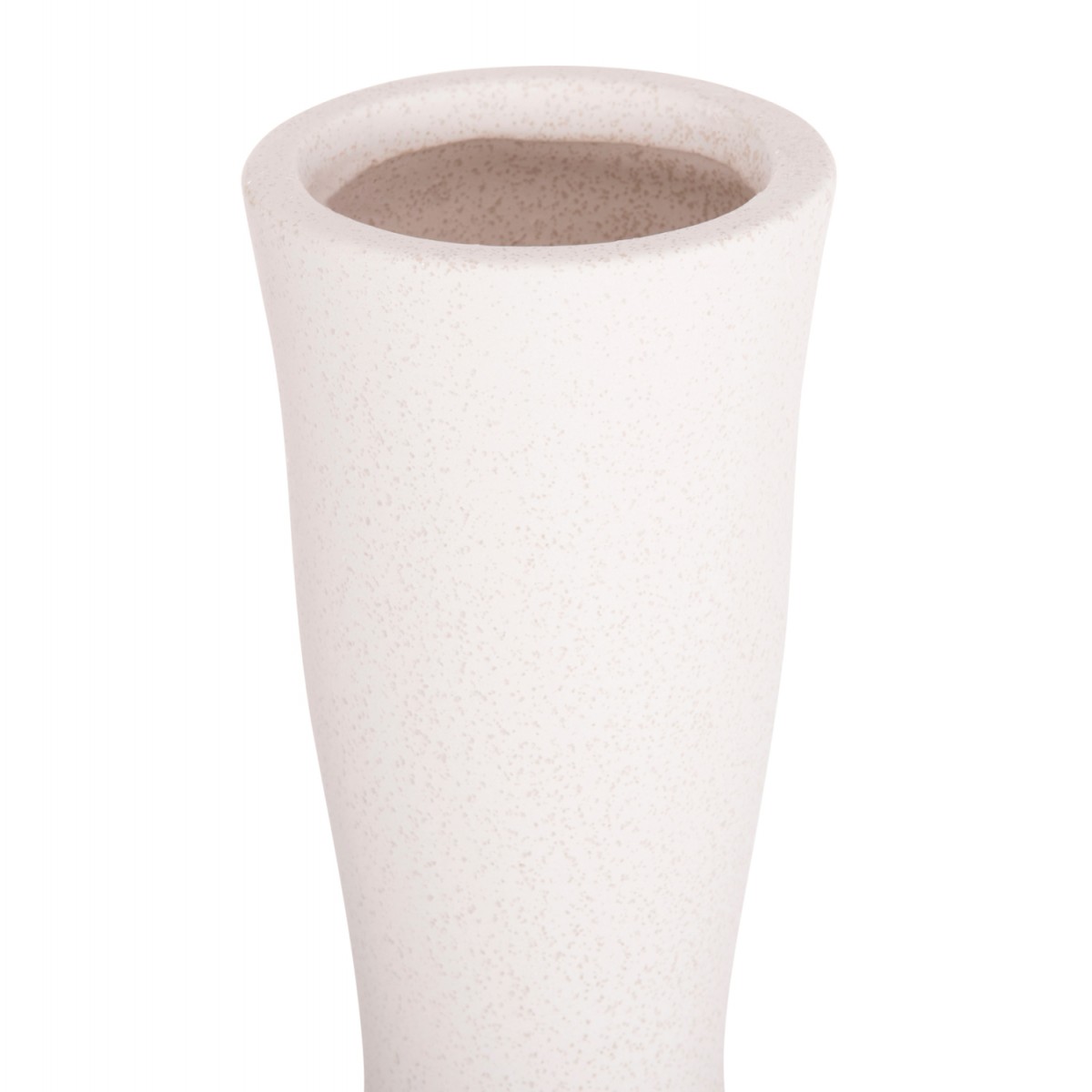 ΕΠΙΤΡΑΠΕΖΙΟ ΚΕΡΑΜΙΚΟ ΔΙΑΚΟΣΜΗΤΙΚΟ SCEPTER HM4637.01 ΚΡΥΣΤΑΛΛΙΚΟ ΥΠΟΛΕΥΚΟ Φ14x50Υεκ