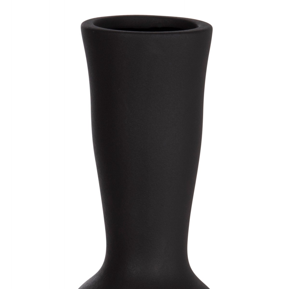 ΕΠΙΤΡΑΠΕΖΙΟ ΚΕΡΑΜΙΚΟ ΔΙΑΚΟΣΜΗΤΙΚΟ SCEPTER HM4637.02 ΜΑΥΡΟ ΜΑΤ Φ14x50Υεκ