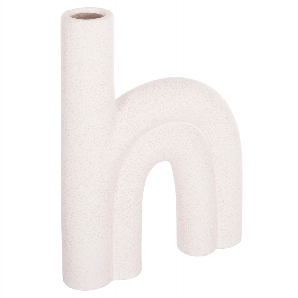 ΕΠΙΤΡΑΠΕΖΙΟ ΚΕΡΑΜΙΚΟ ΔΙΑΚΟΣΜΗΤΙΚΟ ARCON HM4638.01 ΚΡΥΣΤΑΛΛΙΚΟ ΥΠΟΛΕΥΚΟ 25,5x6x34Υεκ