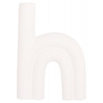 ΕΠΙΤΡΑΠΕΖΙΟ ΚΕΡΑΜΙΚΟ ΔΙΑΚΟΣΜΗΤΙΚΟ ARCON HM4638.01 ΚΡΥΣΤΑΛΛΙΚΟ ΥΠΟΛΕΥΚΟ 25,5x6x34Υεκ