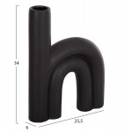 ΕΠΙΤΡΑΠΕΖΙΟ ΚΕΡΑΜΙΚΟ ΔΙΑΚΟΣΜΗΤΙΚΟ ARCON HM4638.02 ΜΑΥΡΟ ΜΑΤ 25,5x6x34Υεκ