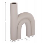 ΕΠΙΤΡΑΠΕΖΙΟ ΚΕΡΑΜΙΚΟ ΔΙΑΚΟΣΜΗΤΙΚΟ ARCON HM4638.03 ΓΚΡΙ ΜΑΤ 25,5x6x34Υεκ