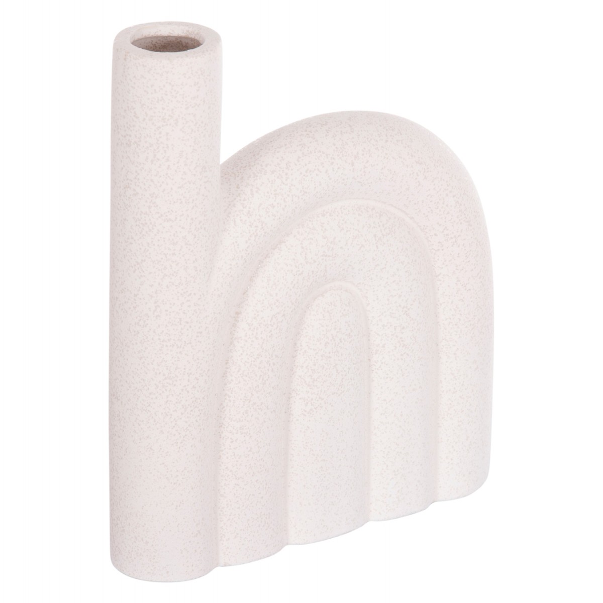 ΕΠΙΤΡΑΠΕΖΙΟ ΚΕΡΑΜΙΚΟ ΔΙΑΚΟΣΜΗΤΙΚΟ ARCON HM4639.01 ΚΡΥΣΤΑΛΛΙΚΟ ΥΠΟΛΕΥΚΟ 23,5x5,5x29,5Υεκ