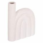 ΕΠΙΤΡΑΠΕΖΙΟ ΚΕΡΑΜΙΚΟ ΔΙΑΚΟΣΜΗΤΙΚΟ ARCON HM4639.01 ΚΡΥΣΤΑΛΛΙΚΟ ΥΠΟΛΕΥΚΟ 23,5x5,5x29,5Υεκ