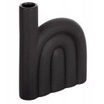 ΕΠΙΤΡΑΠΕΖΙΟ ΚΕΡΑΜΙΚΟ ΔΙΑΚΟΣΜΗΤΙΚΟ ARCON HM4639.02 ΜΑΥΡΟ ΜΑΤ 23x5,5x29Υ εκ.