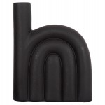 ΕΠΙΤΡΑΠΕΖΙΟ ΚΕΡΑΜΙΚΟ ΔΙΑΚΟΣΜΗΤΙΚΟ ARCON HM4639.02 ΜΑΥΡΟ ΜΑΤ 23x5,5x29Υ εκ.