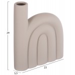 ΕΠΙΤΡΑΠΕΖΙΟ ΚΕΡΑΜΙΚΟ ΔΙΑΚΟΣΜΗΤΙΚΟ ARCON HM4639.03 ΓΚΡΙ ΜΑΤ 23x5,5x29Υ εκ.