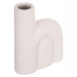 ΕΠΙΤΡΑΠΕΖΙΟ ΚΕΡΑΜΙΚΟ ΔΙΑΚΟΣΜΗΤΙΚΟ ARCON HM4640.01 ΚΡΥΣΤΑΛΛΙΚΟ ΥΠΟΛΕΥΚΟ 19x7x24Υ εκ.