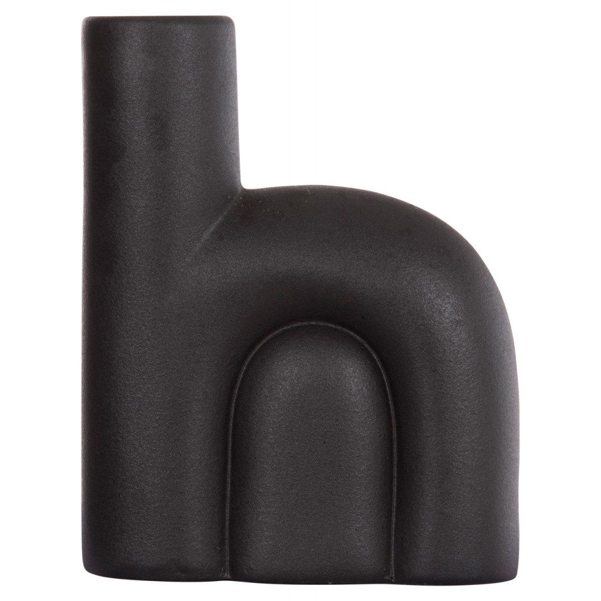 ΕΠΙΤΡΑΠΕΖΙΟ ΚΕΡΑΜΙΚΟ ΔΙΑΚΟΣΜΗΤΙΚΟ ARCON HM4640.02 ΜΑΥΡΟ ΜΑΤ 19x7x24Υ εκ.