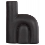 ΕΠΙΤΡΑΠΕΖΙΟ ΚΕΡΑΜΙΚΟ ΔΙΑΚΟΣΜΗΤΙΚΟ ARCON HM4640.02 ΜΑΥΡΟ ΜΑΤ 19x7x24Υ εκ.