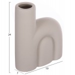 ΕΠΙΤΡΑΠΕΖΙΟ ΚΕΡΑΜΙΚΟ ΔΙΑΚΟΣΜΗΤΙΚΟ ARCON HM4640.03 ΓΚΡΙ ΜΑΤ 19x7x24Υ εκ.