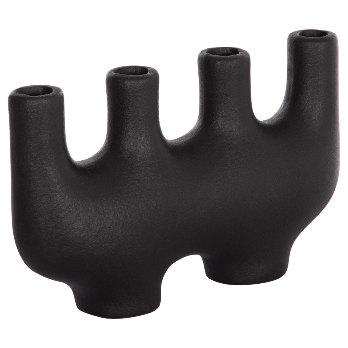 ΕΠΙΤΡΑΠΕΖΙΟ ΚΕΡΑΜΙΚΟ ΔΙΑΚΟΣΜΗΤΙΚΟ MANI HM4641.02 ΜΑΥΡΟ ΜΑΤ 21x6x13Υεκ