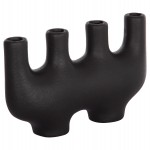 ΕΠΙΤΡΑΠΕΖΙΟ ΚΕΡΑΜΙΚΟ ΔΙΑΚΟΣΜΗΤΙΚΟ MANI HM4641.02 ΜΑΥΡΟ ΜΑΤ 21x6x13Υεκ