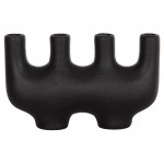 ΕΠΙΤΡΑΠΕΖΙΟ ΚΕΡΑΜΙΚΟ ΔΙΑΚΟΣΜΗΤΙΚΟ MANI HM4641.02 ΜΑΥΡΟ ΜΑΤ 21x6x13Υεκ