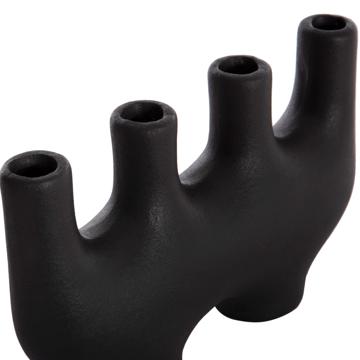 ΕΠΙΤΡΑΠΕΖΙΟ ΚΕΡΑΜΙΚΟ ΔΙΑΚΟΣΜΗΤΙΚΟ MANI HM4641.02 ΜΑΥΡΟ ΜΑΤ 21x6x13Υεκ