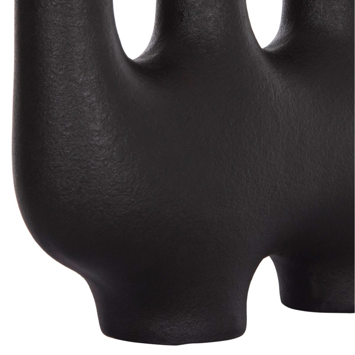 ΕΠΙΤΡΑΠΕΖΙΟ ΚΕΡΑΜΙΚΟ ΔΙΑΚΟΣΜΗΤΙΚΟ MANI HM4641.02 ΜΑΥΡΟ ΜΑΤ 21x6x13Υεκ