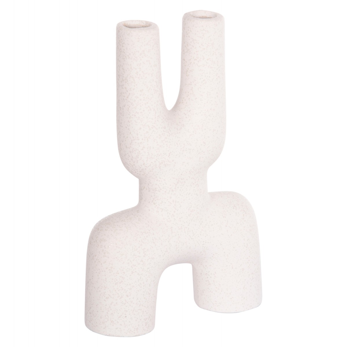 ΕΠΙΤΡΑΠΕΖΙΟ ΚΕΡΑΜΙΚΟ ΔΙΑΚΟΣΜΗΤΙΚΟ MANI HM4642.01 ΥΠΟΛΕΥΚΟ ΚΡΥΣΤΑΛΛΙΚΟ 15,5x6x23,5Υεκ