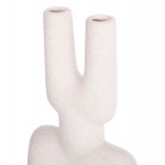 ΕΠΙΤΡΑΠΕΖΙΟ ΚΕΡΑΜΙΚΟ ΔΙΑΚΟΣΜΗΤΙΚΟ MANI HM4642.01 ΥΠΟΛΕΥΚΟ ΚΡΥΣΤΑΛΛΙΚΟ 15,5x6x23,5Υεκ