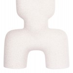 ΕΠΙΤΡΑΠΕΖΙΟ ΚΕΡΑΜΙΚΟ ΔΙΑΚΟΣΜΗΤΙΚΟ MANI HM4642.01 ΥΠΟΛΕΥΚΟ ΚΡΥΣΤΑΛΛΙΚΟ 15,5x6x23,5Υεκ