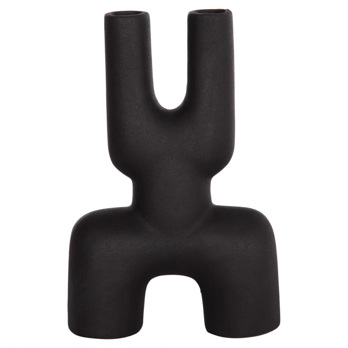 ΕΠΙΤΡΑΠΕΖΙΟ ΚΕΡΑΜΙΚΟ ΔΙΑΚΟΣΜΗΤΙΚΟ MANI HM4642.02 ΜΑΥΡΟ ΜΑΤ 15,5x6x23,5Υεκ