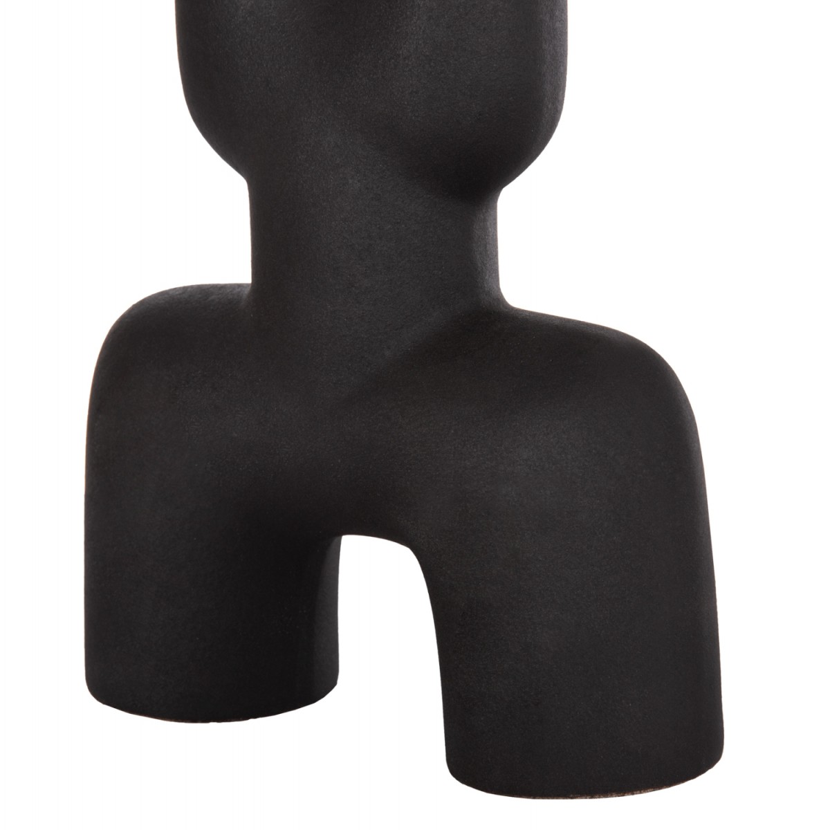 ΕΠΙΤΡΑΠΕΖΙΟ ΚΕΡΑΜΙΚΟ ΔΙΑΚΟΣΜΗΤΙΚΟ MANI HM4642.02 ΜΑΥΡΟ ΜΑΤ 15,5x6x23,5Υεκ