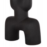 ΕΠΙΤΡΑΠΕΖΙΟ ΚΕΡΑΜΙΚΟ ΔΙΑΚΟΣΜΗΤΙΚΟ MANI HM4642.02 ΜΑΥΡΟ ΜΑΤ 15,5x6x23,5Υεκ