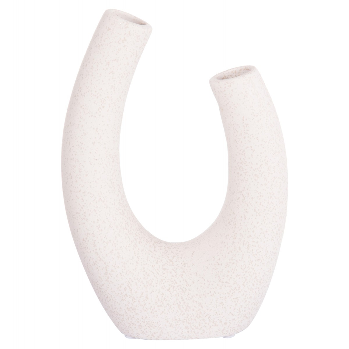 ΕΠΙΤΡΑΠΕΖΙΟ ΚΕΡΑΜΙΚΟ ΔΙΑΚΟΣΜΗΤΙΚΟ ELLIPTO HM4643.01 ΥΠΟΛΕΥΚΟ ΚΡΥΣΤΑΛΛΙΚΟ 15x7x21,5Υεκ