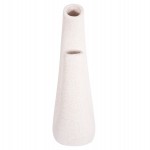 ΕΠΙΤΡΑΠΕΖΙΟ ΚΕΡΑΜΙΚΟ ΔΙΑΚΟΣΜΗΤΙΚΟ ELLIPTO HM4643.01 ΥΠΟΛΕΥΚΟ ΚΡΥΣΤΑΛΛΙΚΟ 15x7x21,5Υεκ