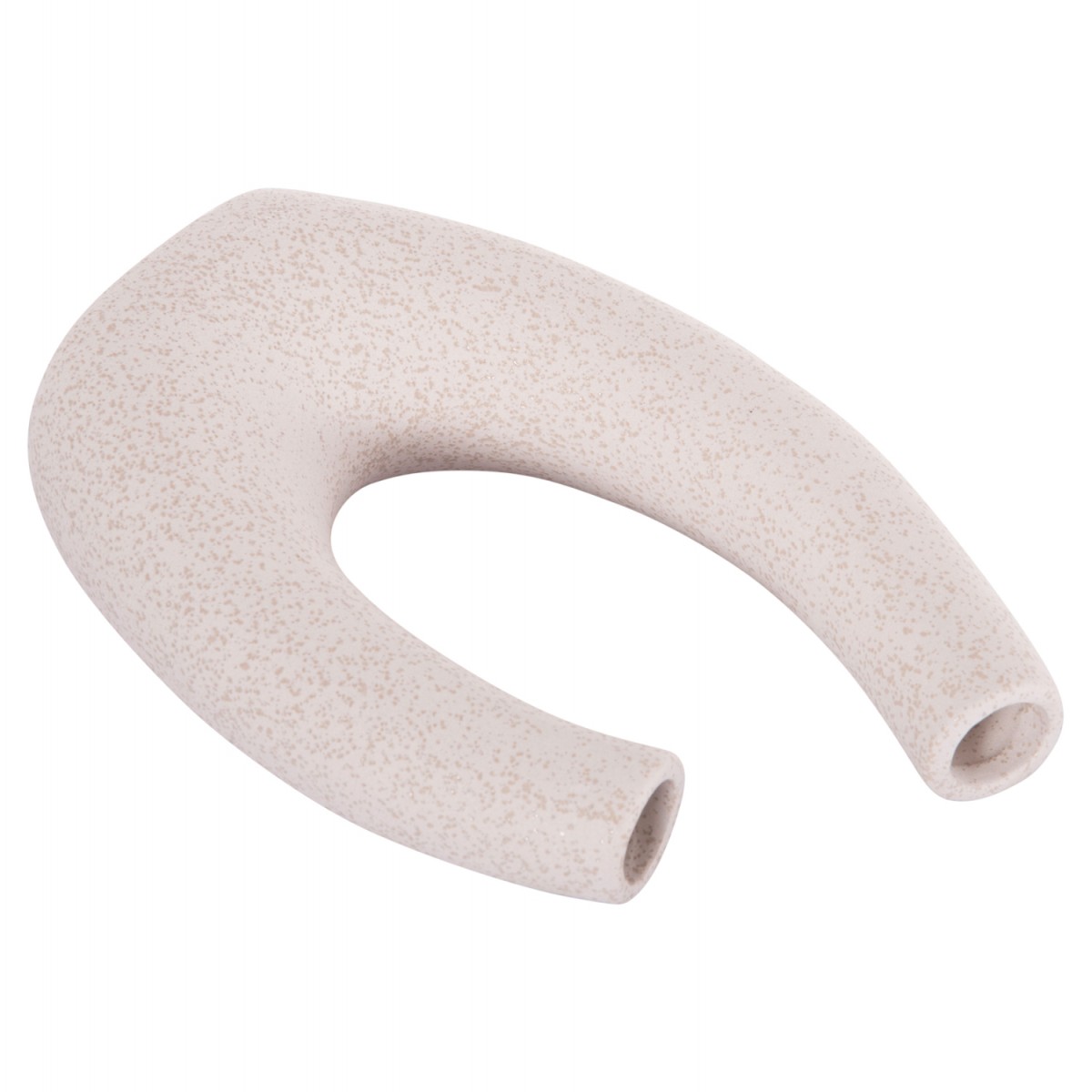 ΕΠΙΤΡΑΠΕΖΙΟ ΚΕΡΑΜΙΚΟ ΔΙΑΚΟΣΜΗΤΙΚΟ ELLIPTO HM4643.01 ΥΠΟΛΕΥΚΟ ΚΡΥΣΤΑΛΛΙΚΟ 15x7x21,5Υεκ