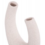 ΕΠΙΤΡΑΠΕΖΙΟ ΚΕΡΑΜΙΚΟ ΔΙΑΚΟΣΜΗΤΙΚΟ ELLIPTO HM4643.01 ΥΠΟΛΕΥΚΟ ΚΡΥΣΤΑΛΛΙΚΟ 15x7x21,5Υεκ