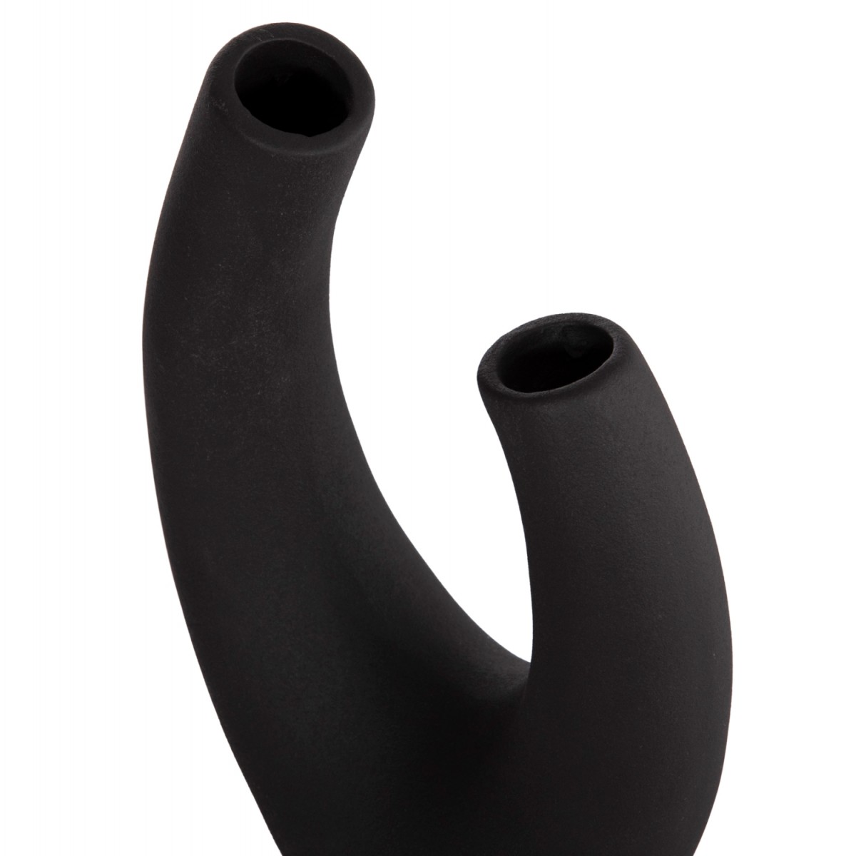 ΕΠΙΤΡΑΠΕΖΙΟ ΚΕΡΑΜΙΚΟ ΔΙΑΚΟΣΜΗΤΙΚΟ ELLIPTO HM4643.02 ΜΑΥΡΟ ΜΑΤ 15x7x21,5Υεκ