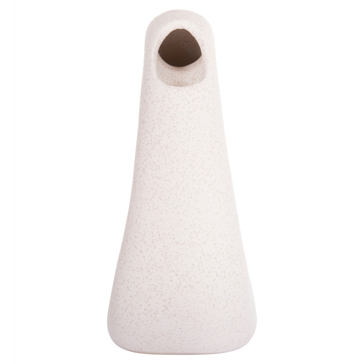 ΕΠΙΤΡΑΠΕΖΙΟ ΚΕΡΑΜΙΚΟ ΔΙΑΚΟΣΜΗΤΙΚΟ ELLIPTO HM4644.01 ΥΠΟΛΕΥΚΟ ΚΡΥΣΤΑΛΛΙΚΟ 16,5x9x20Υεκ