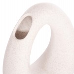 ΕΠΙΤΡΑΠΕΖΙΟ ΚΕΡΑΜΙΚΟ ΔΙΑΚΟΣΜΗΤΙΚΟ ELLIPTO HM4644.01 ΥΠΟΛΕΥΚΟ ΚΡΥΣΤΑΛΛΙΚΟ 16,5x9x20Υεκ