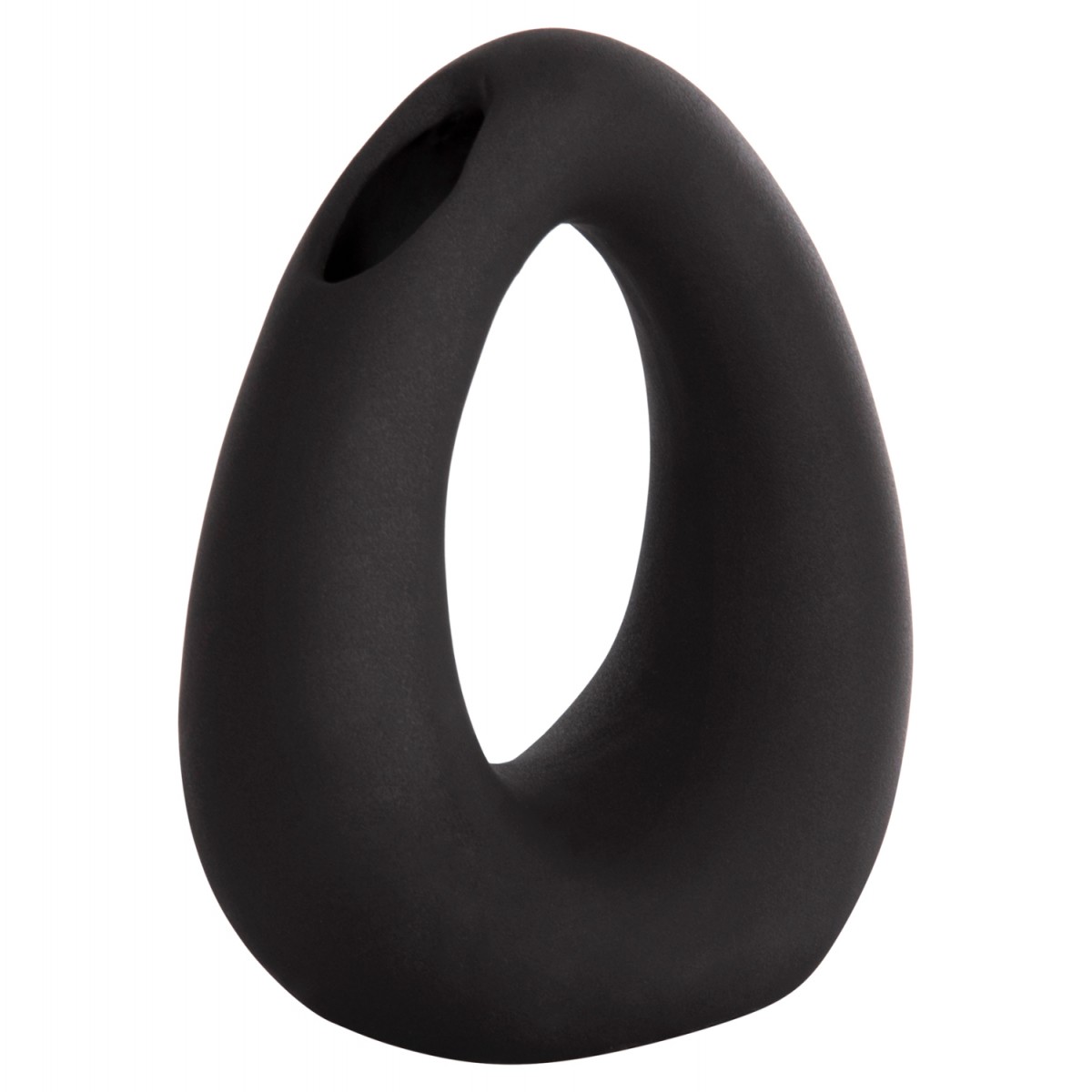 ΕΠΙΤΡΑΠΕΖΙΟ ΚΕΡΑΜΙΚΟ ΔΙΑΚΟΣΜΗΤΙΚΟ ELLIPTO HM4644.02 ΜΑΥΡΟ ΜΑΤ 16,5x9x20Υεκ