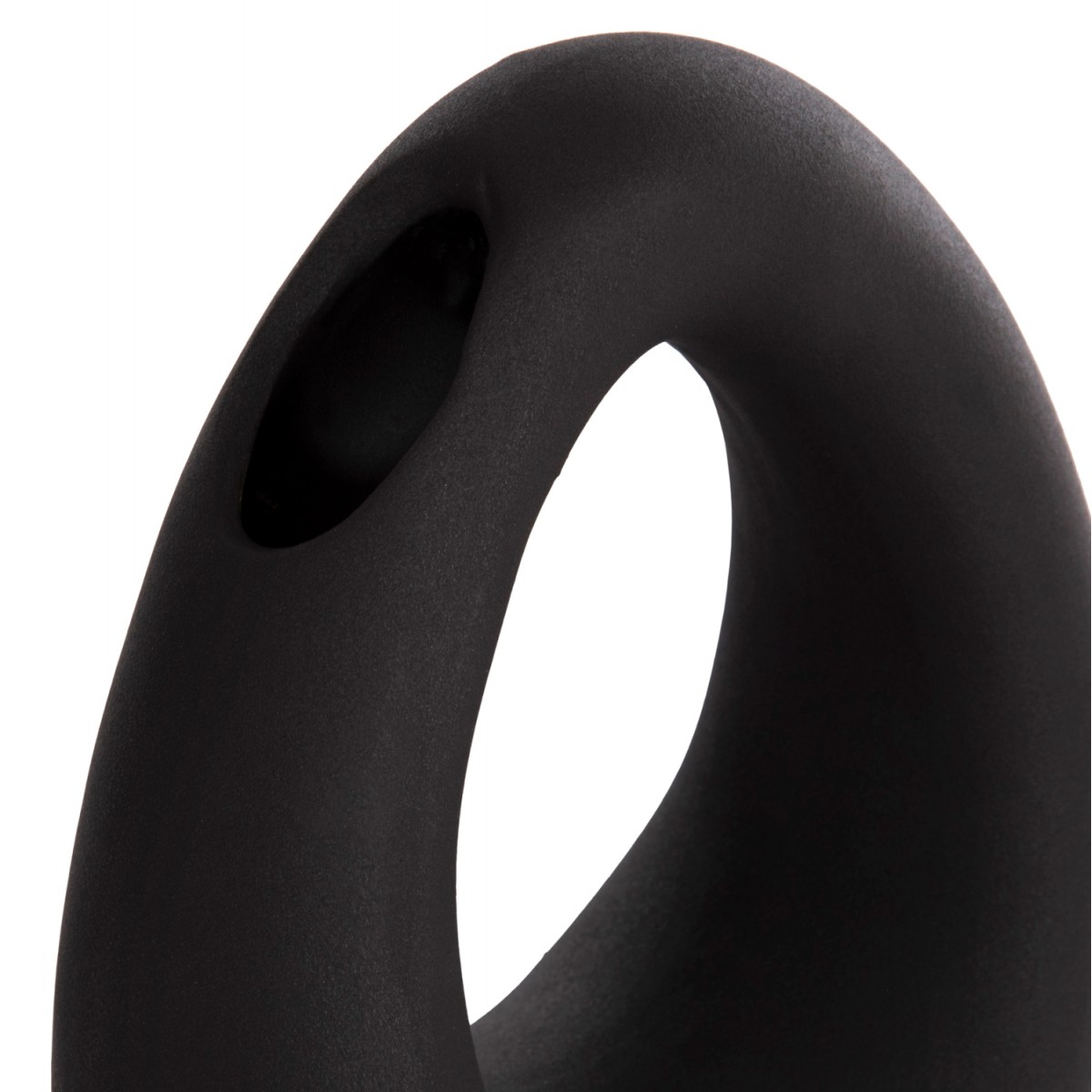 ΕΠΙΤΡΑΠΕΖΙΟ ΚΕΡΑΜΙΚΟ ΔΙΑΚΟΣΜΗΤΙΚΟ ELLIPTO HM4644.02 ΜΑΥΡΟ ΜΑΤ 16,5x9x20Υεκ