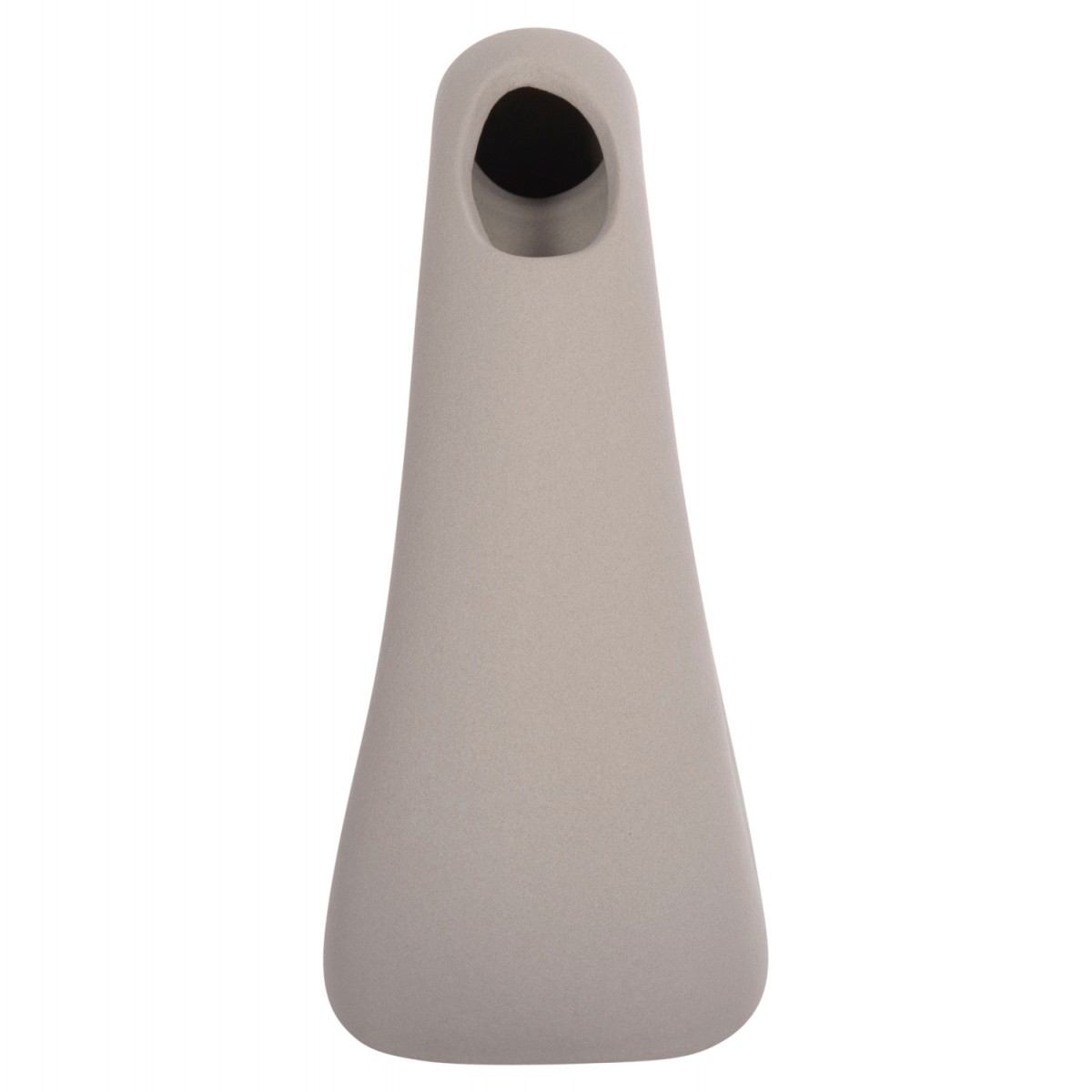 ΕΠΙΤΡΑΠΕΖΙΟ ΚΕΡΑΜΙΚΟ ΔΙΑΚΟΣΜΗΤΙΚΟ ELLIPTO HM4644.03 ΓΚΡΙ ΜΑΤ 16,5x9x20Υεκ