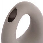 ΕΠΙΤΡΑΠΕΖΙΟ ΚΕΡΑΜΙΚΟ ΔΙΑΚΟΣΜΗΤΙΚΟ ELLIPTO HM4644.03 ΓΚΡΙ ΜΑΤ 16,5x9x20Υεκ