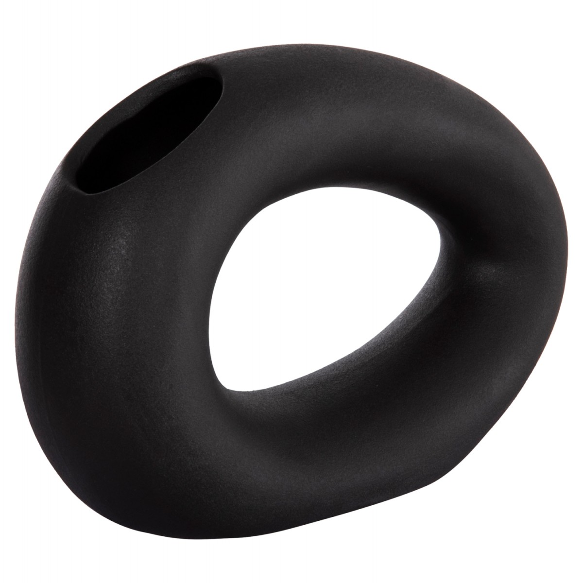 ΕΠΙΤΡΑΠΕΖΙΟ ΚΕΡΑΜΙΚΟ ΔΙΑΚΟΣΜΗΤΙΚΟ ELLIPTO HM4645.02 ΜΑΥΡΟ ΜΑΤ 23x8x16Υ εκ