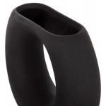 ΕΠΙΤΡΑΠΕΖΙΟ ΚΕΡΑΜΙΚΟ ΔΙΑΚΟΣΜΗΤΙΚΟ ELLIPTO HM4646.02 ΜΑΥΡΟ ΜΑΤ 18x6,5x14Υεκ