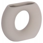 ΕΠΙΤΡΑΠΕΖΙΟ ΚΕΡΑΜΙΚΟ ΔΙΑΚΟΣΜΗΤΙΚΟ ELLIPTO HM4646.03 ΓΚΡΙ ΜΑΤ 18x6,5x14Υεκ