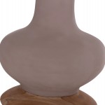 ΔΙΑΚΟΣΜΗΤΙΚΟ ΒΑΖΟ ΔΑΠΕΔΟΥ NEBULA HM4660.05L FIBER CEMENT TAUPE--ΞΥΛΟ ΤΕΑΚ Φ45x172Υεκ