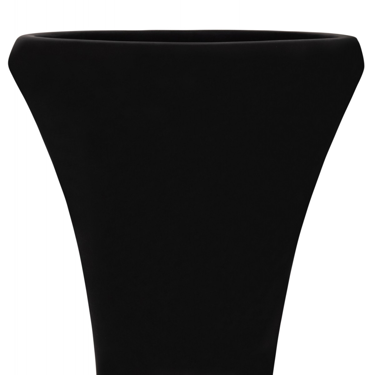 ΔΙΑΚΟΣΜΗΤΙΚΟ ΒΑΖΟ ΔΑΠΕΔΟΥ NEBULA HM4660.01S FIBER CEMENT ΜΑΥΡΟ--ΞΥΛΟ ΤΕΑΚ Φ45x115Υεκ