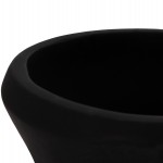 ΔΙΑΚΟΣΜΗΤΙΚΟ ΒΑΖΟ ΔΑΠΕΔΟΥ NEBULA HM4660.01S FIBER CEMENT ΜΑΥΡΟ--ΞΥΛΟ ΤΕΑΚ Φ45x115Υεκ