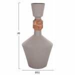 ΔΙΑΚΟΣΜΗΤΙΚΟ ΒΑΖΟ ΔΑΠΕΔΟΥ NEBULA HM4661.03 FIBER CEMENT ΓΚΡΙ--ΞΥΛΟ ΤΕΑΚ Φ60x115Υεκ.