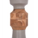 ΔΙΑΚΟΣΜΗΤΙΚΟ ΒΑΖΟ ΔΑΠΕΔΟΥ NEBULA HM4661.03 FIBER CEMENT ΓΚΡΙ--ΞΥΛΟ ΤΕΑΚ Φ60x115Υεκ.