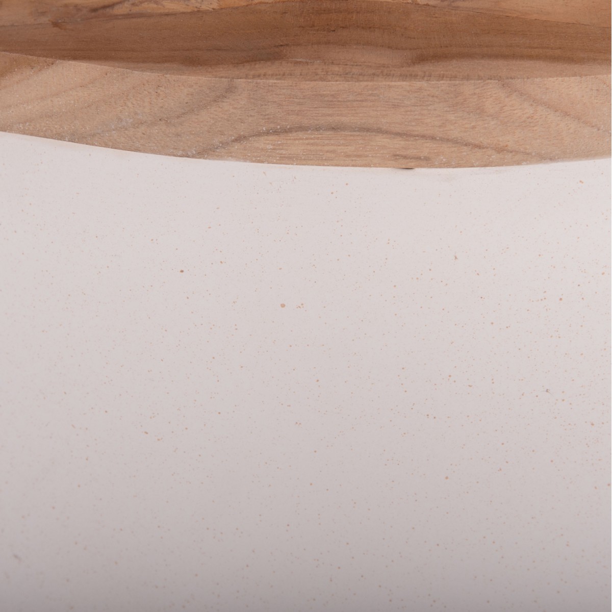 ΔΙΑΚΟΣΜΗΤΙΚΟ ΒΑΖΟ ΔΑΠΕΔΟΥ LINTER HM4662.02L FIBER CEMENT ΛΕΥΚΟ--ΞΥΛΟ ΤΕΑΚ Φ41x47Υεκ.