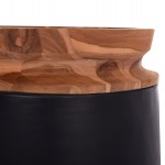 ΔΙΑΚΟΣΜΗΤΙΚΟ ΒΑΖΟ ΔΑΠΕΔΟΥ LINTER HM4662.01L FIBER CEMENT ΜΑΥΡΟ--ΞΥΛΟ ΤΕΑΚ Φ41x47Υεκ.