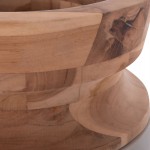 ΔΙΑΚΟΣΜΗΤΙΚΟ ΒΑΖΟ ΔΑΠΕΔΟΥ LINTER HM4662.03S FIBER CEMENT ΓΚΡΙ--ΞΥΛΟ ΤΕΑΚ Φ34x60Υεκ.